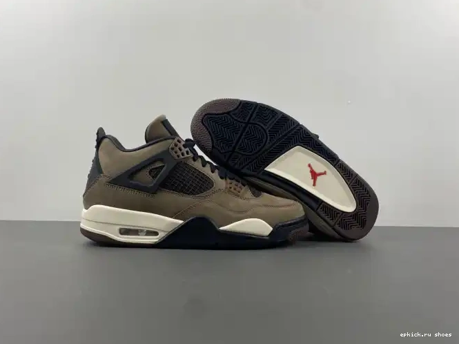 Rep Air Travis Scott Jordan x 4 TS AJ4-882335 Retro Brown 0521